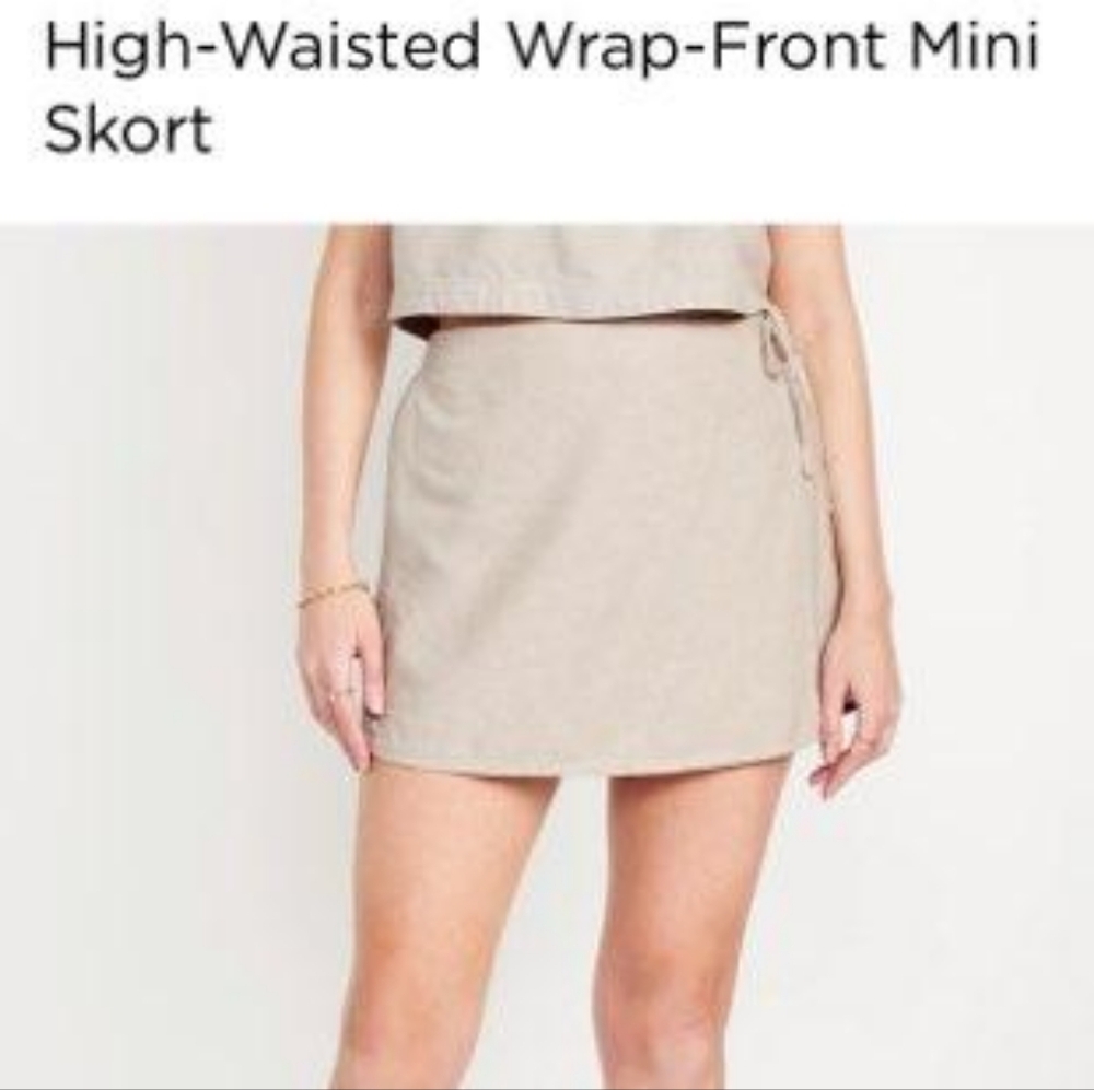 Mini Wrap Skort